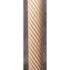 Pied de table en bois orné de motif torsadé, sans partie carrée en haut, TH230